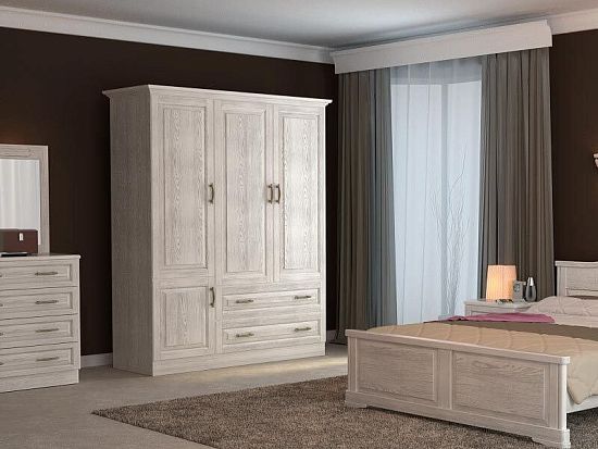 Шкаф №3 (бук/тополь), 3 створки 1 (фото)